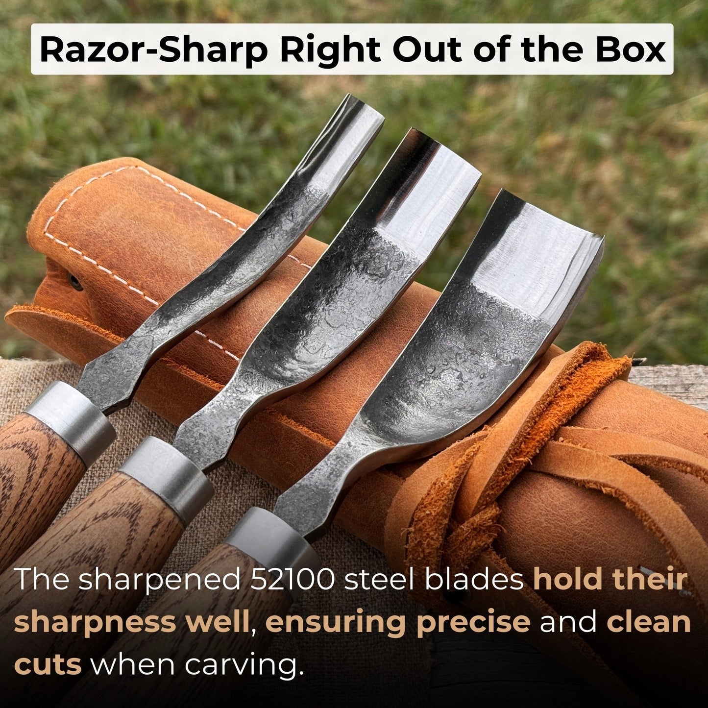 3-Piece Bent Gouge Set