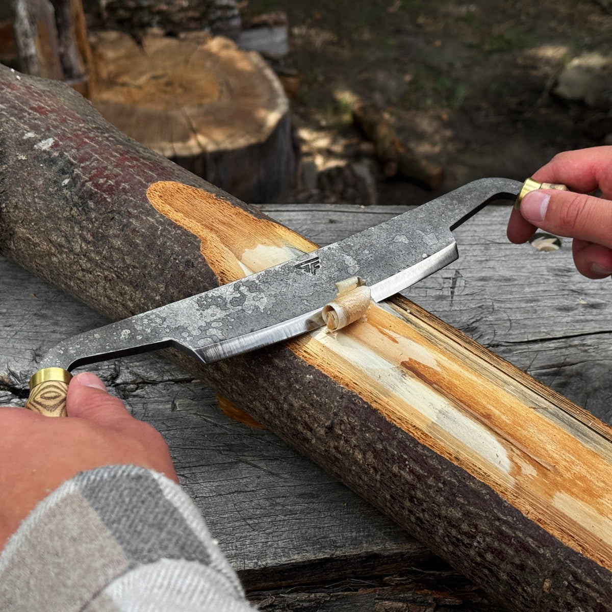 3-Piece Curved Drawknife (Palm Handles) Set