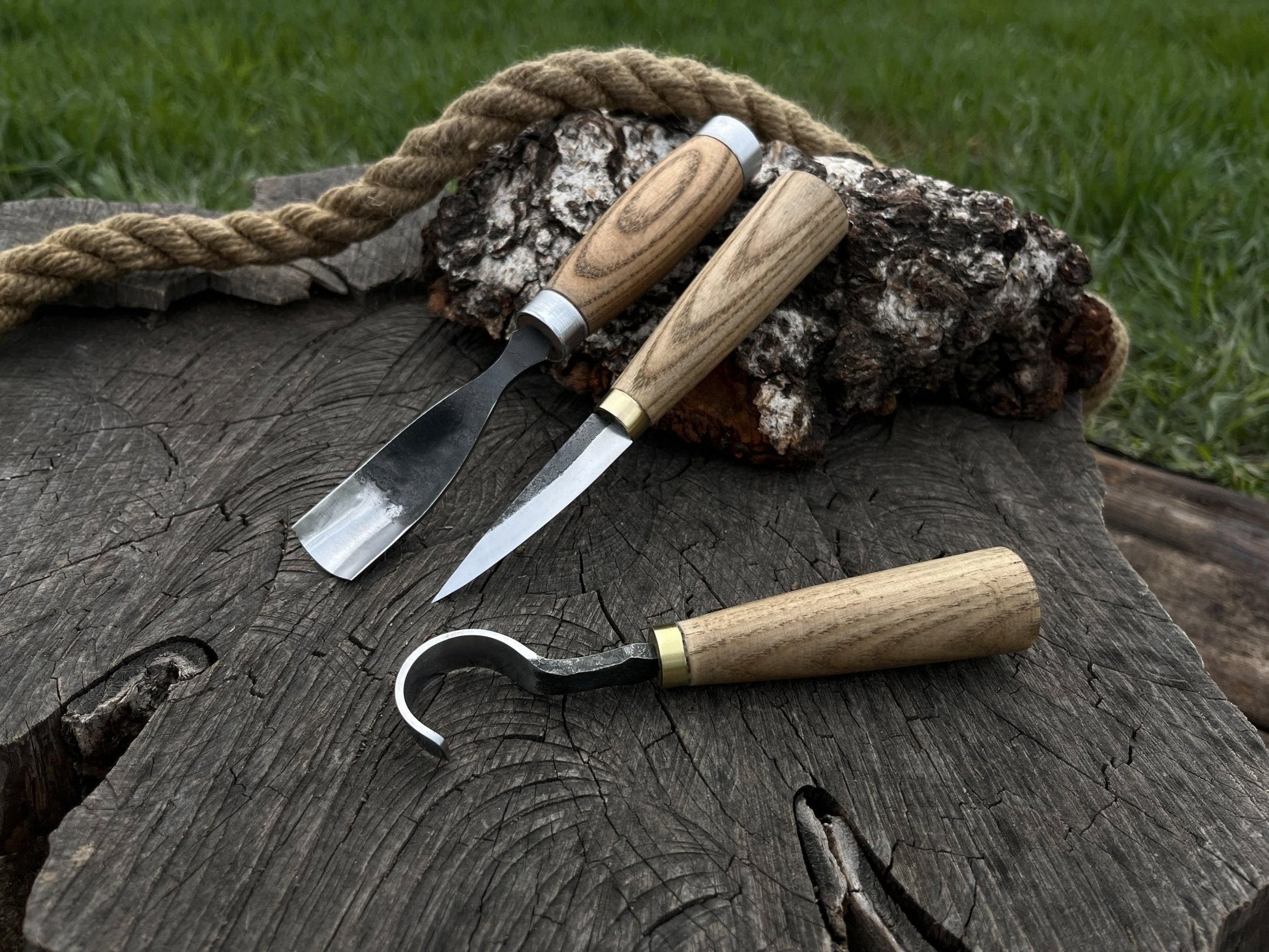 3-Piece Spoon Carving Tool Set - Norfolk Wood Shop