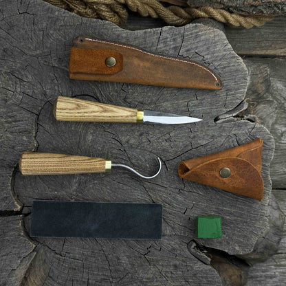 3-Piece Hand-Forged Spoon Carving Tool Set