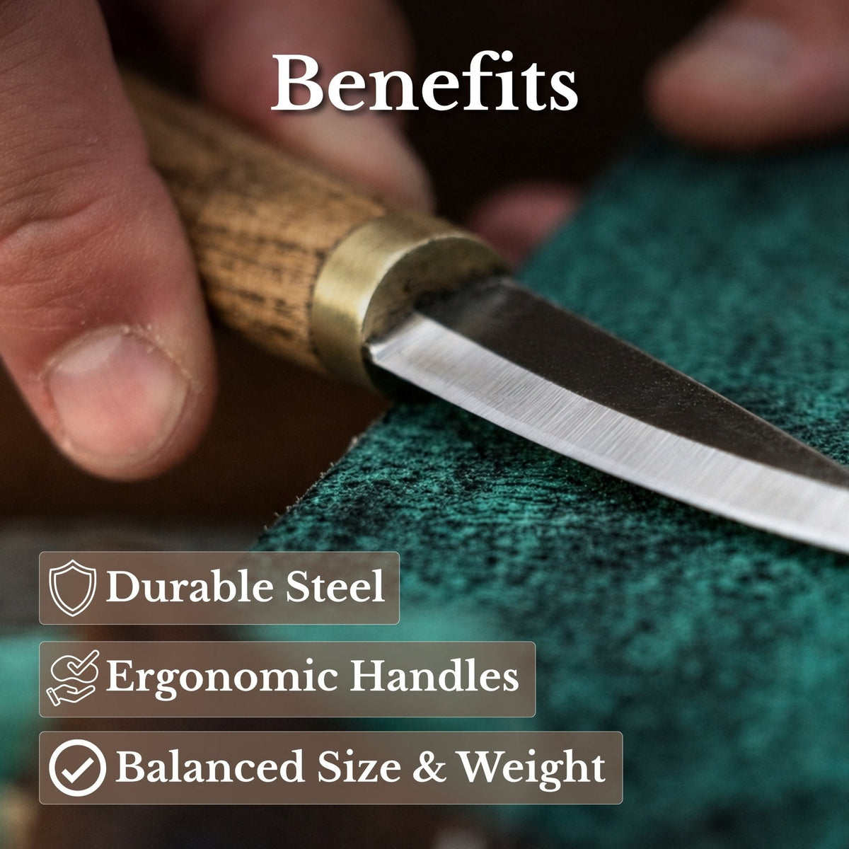 3-Piece Spoon Carving Tool Set