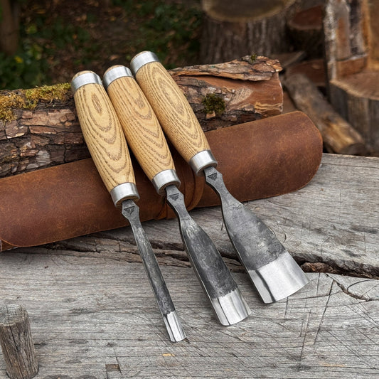 3-Piece Straight Rounded Chisel Set