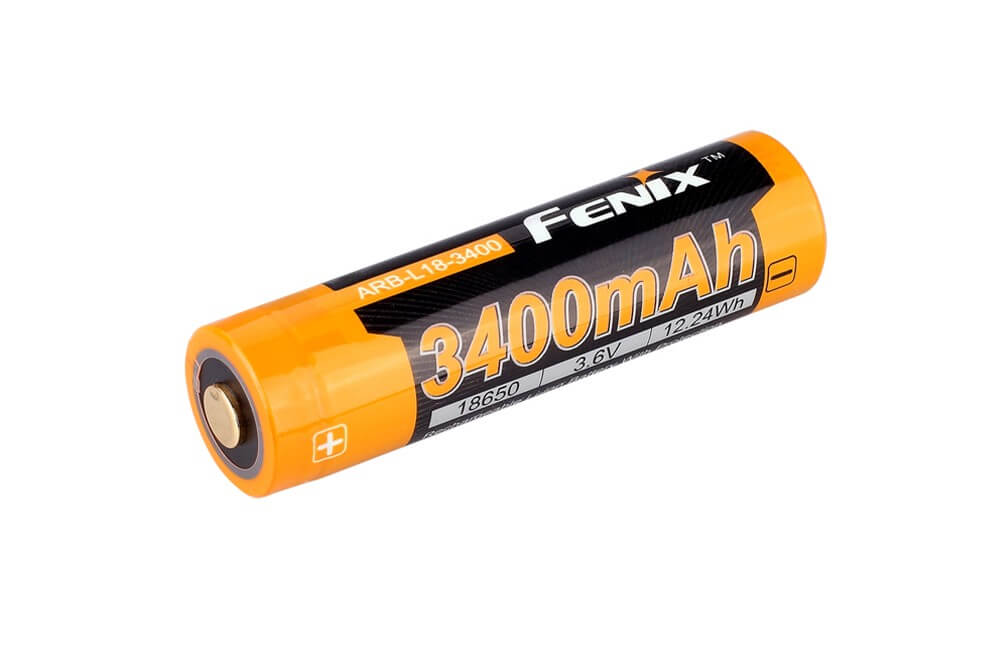 Fenix ARB-L18-3400mAh Rechargeable 18650 Battery - Norfolk Wood Shop