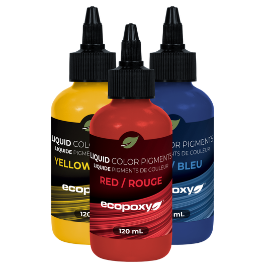 set of color pigments for epoxy