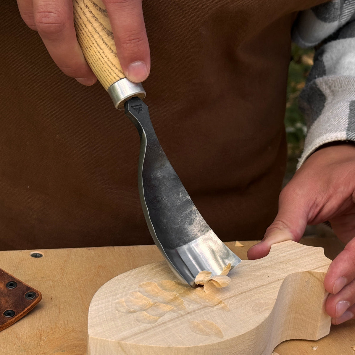 Curved Bowl Gouge, 10 - 45 mm (0.4 - 1.8 inches)
