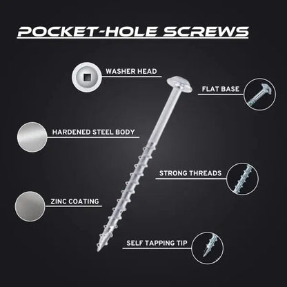 Massca M2 PRO Aluminum Pocket Hole Jig System | Bundle #6  ( Updated Triple Pilot Hole )