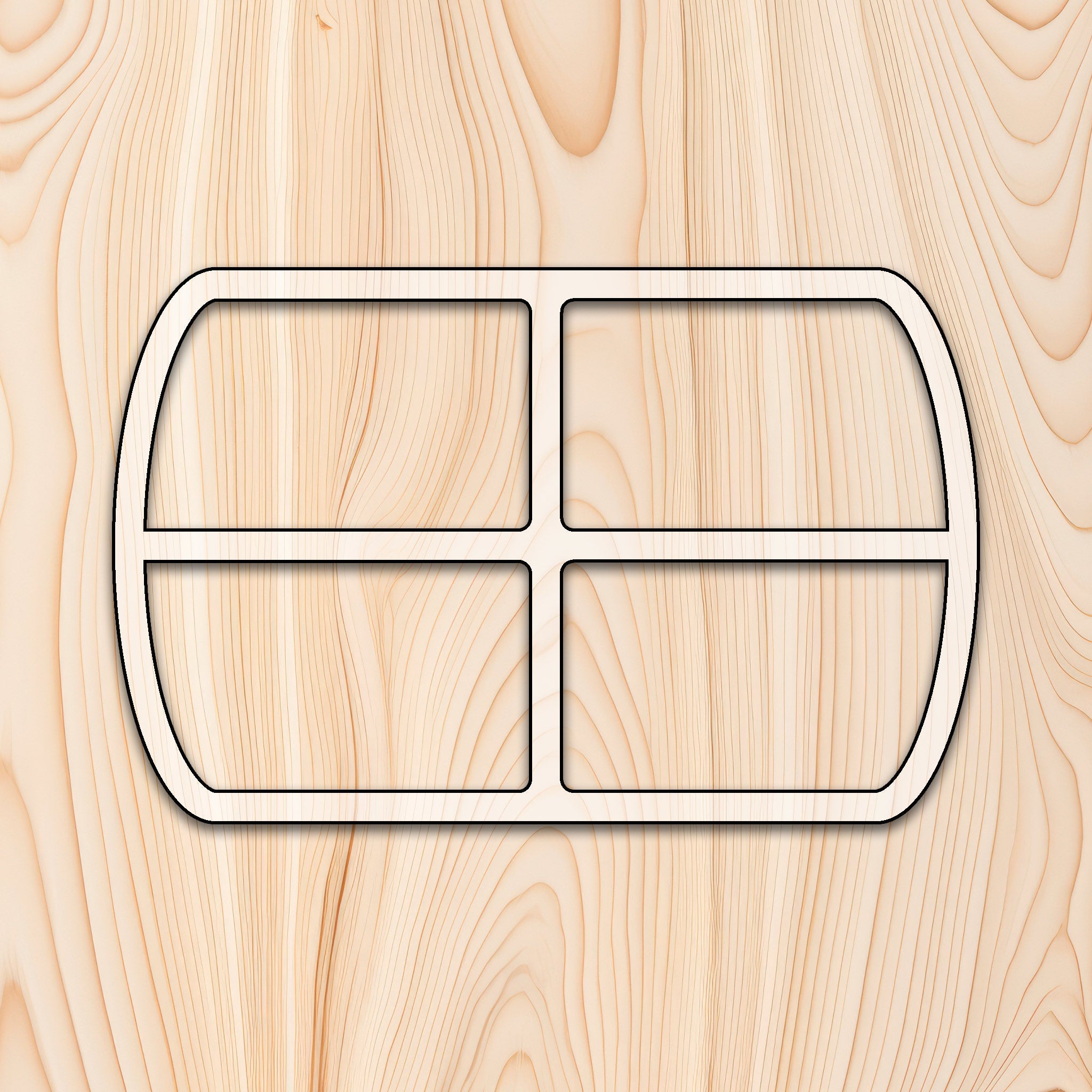 4 Rectangle Tray Acrylic Router Template – Bad Owl Tool