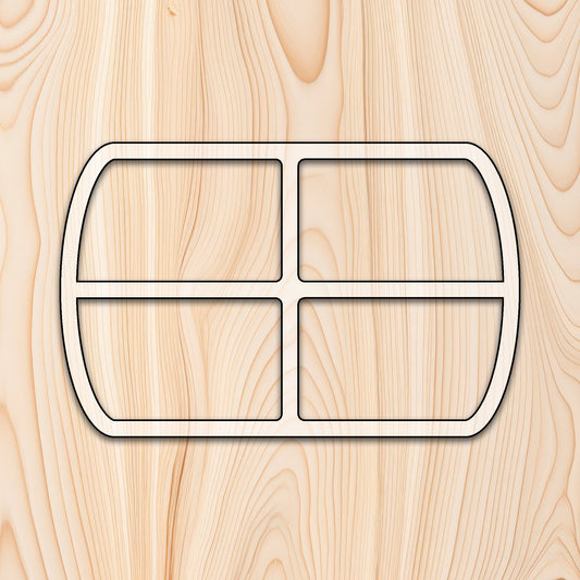 4 Rectangle Tray Acrylic Router Template