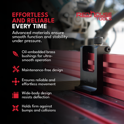 Zero Deflection™ 3" Precision Flip Stop - Norfolk Wood Shop