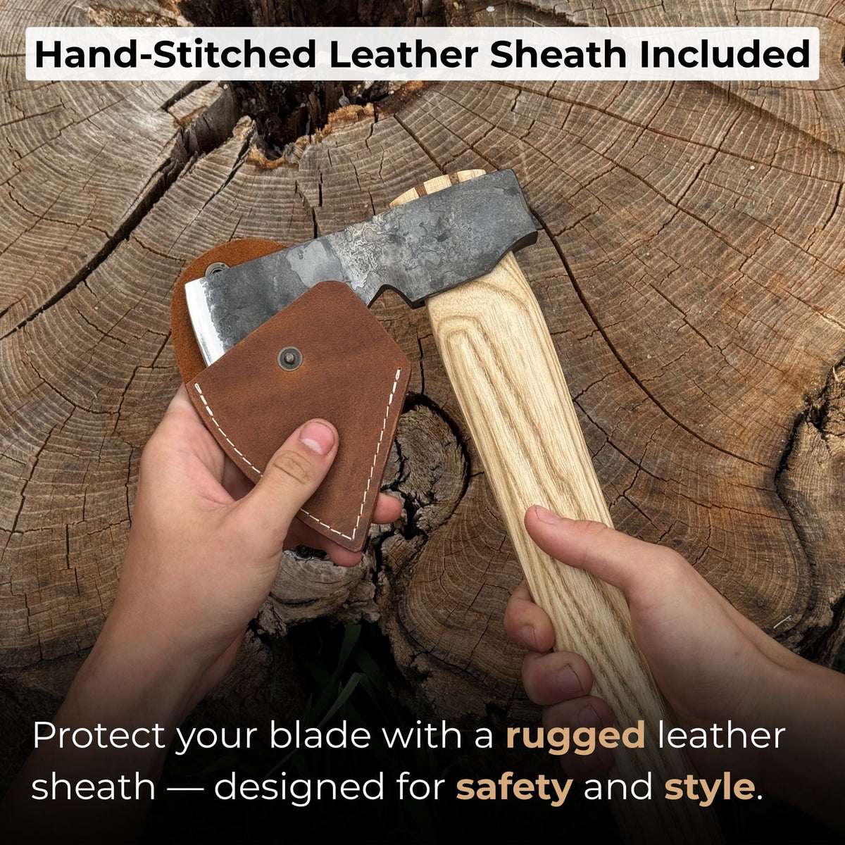 Bushcraft Axe – Camping Hatchet 0.74 kg 1.63 lb