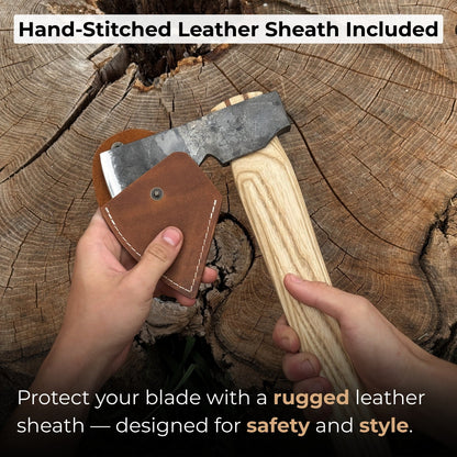 Bushcraft Axe – Camping Hatchet 0.74 kg 1.63 lb