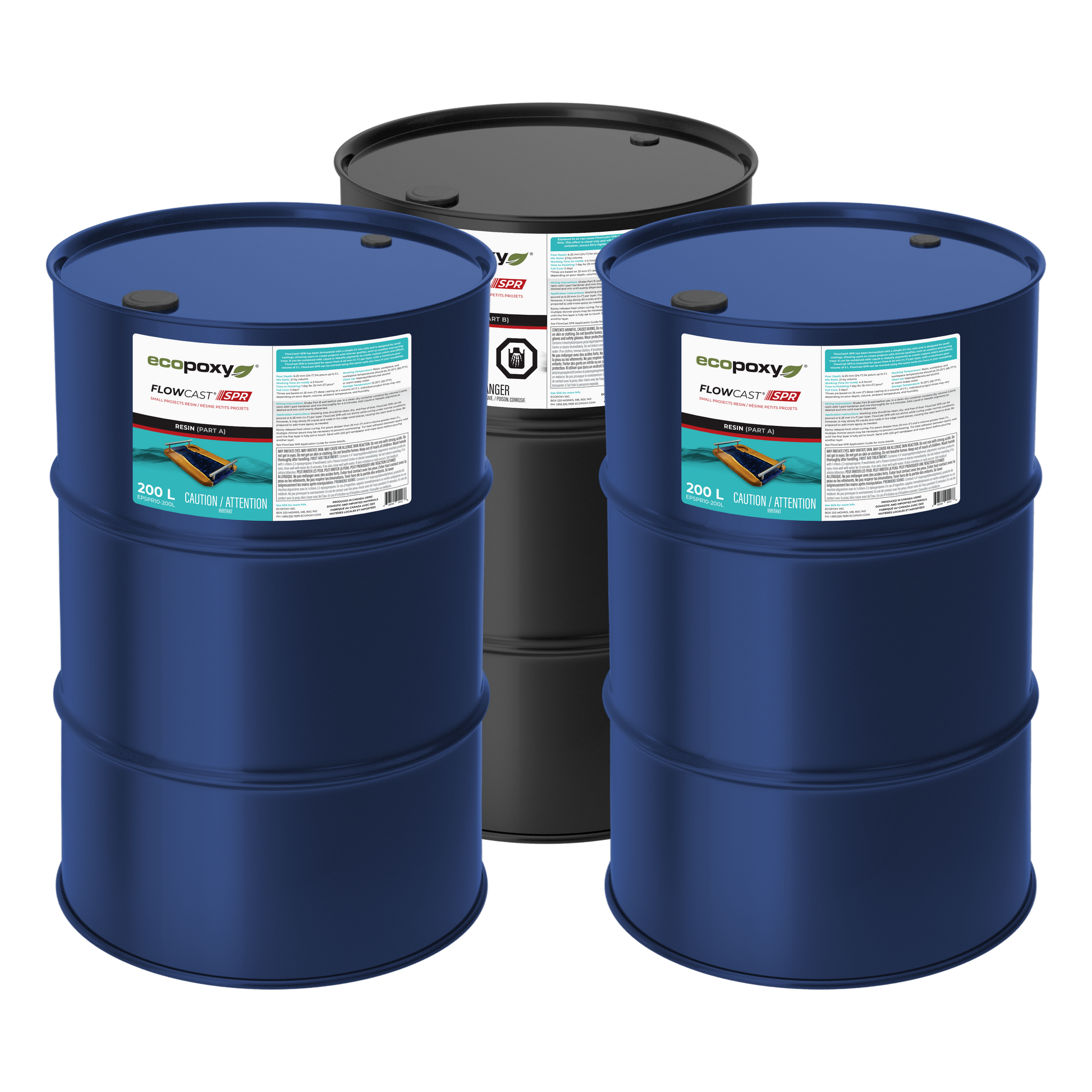 bulk casting resin drums