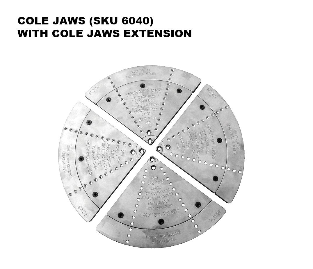 Cole Jaw Extension  12"-15" (Can only be used with New 6040 12" Cole Jaws)