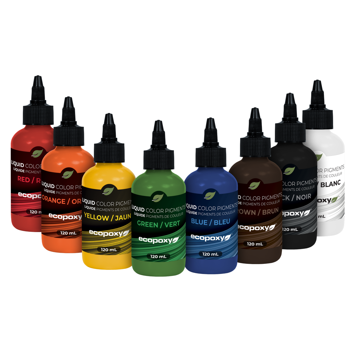 set of epoxy color pigments