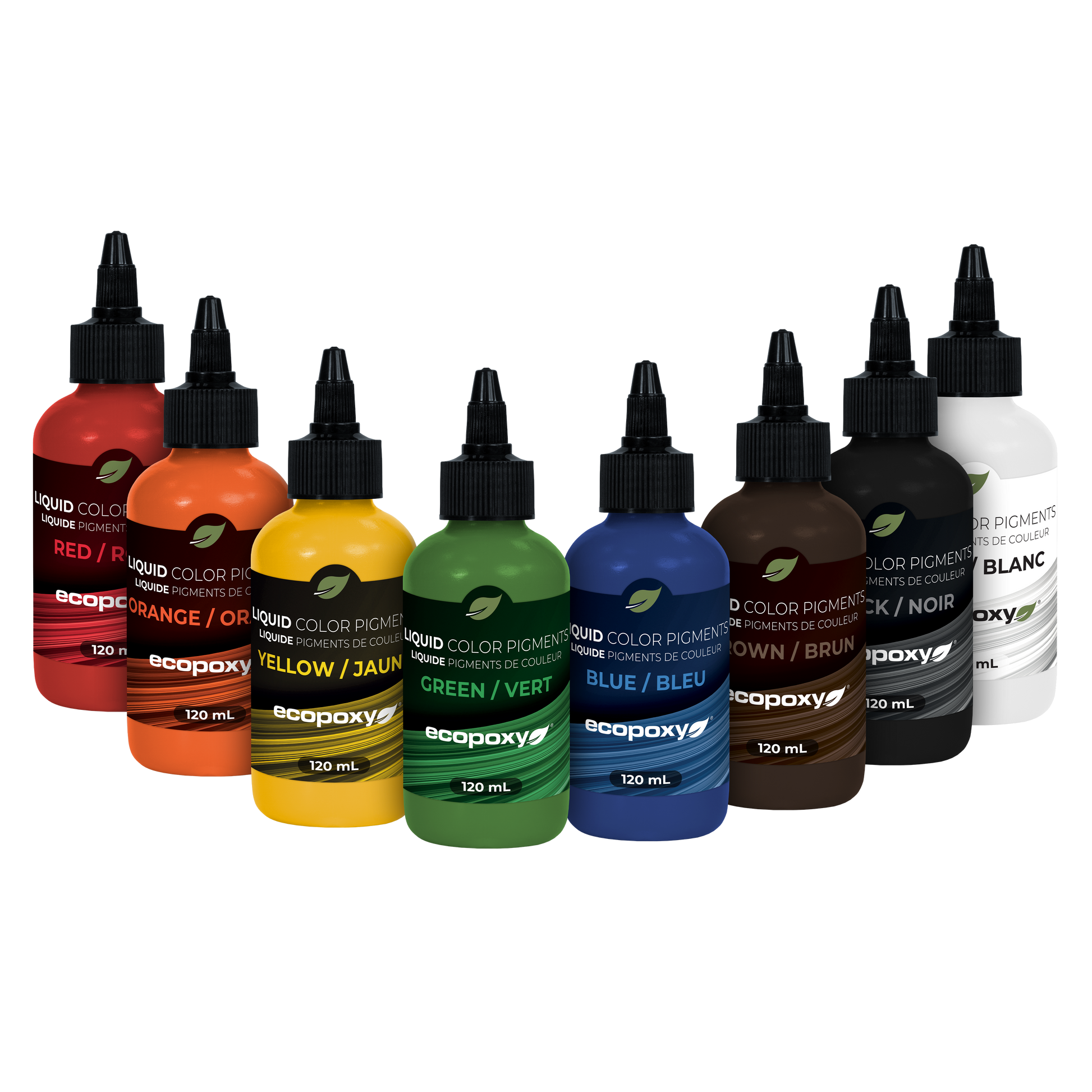 set of epoxy color pigments