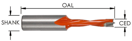 12.7 (1/2) Mm Bor Bit X 70 Mm Oal X Lh