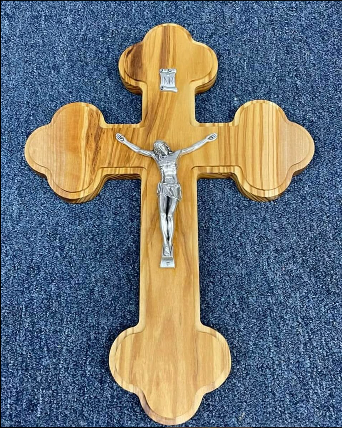 Budded Cross Plaque Acrylic Router Template