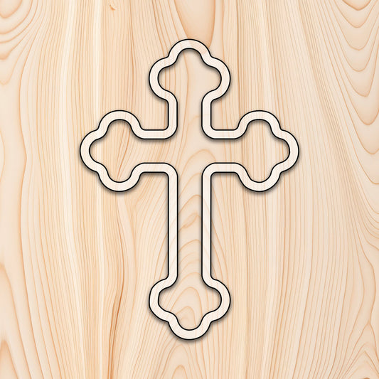 Budded Cross Tray Acrylic Router Template