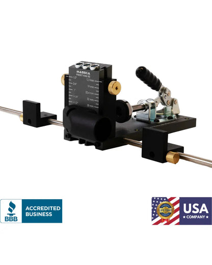 Massca M2 PRO Aluminum Pocket Hole Jig System  (Upgraded Triple Pilot Hole )