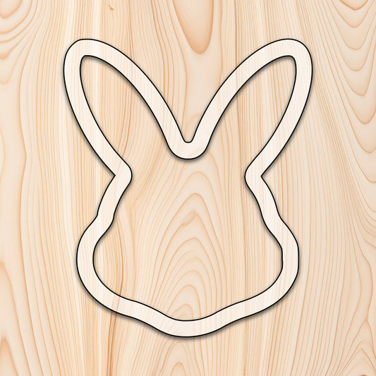 Bunny Rabbit Face Tray Acrylic Router Template - Norfolk Wood Shop