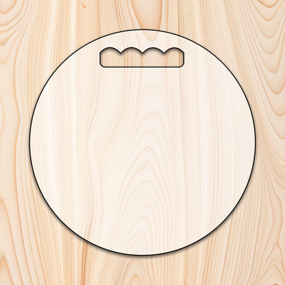 Circle Cutting Board or Charcuterie Board Acrylic Router Template