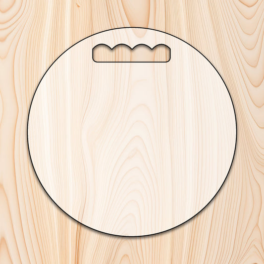Circle Cutting Board or Charcuterie Board Acrylic Router Template