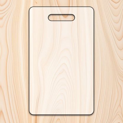 Clipboard Style Cutting Board or Charcuterie Board Acrylic Router Template