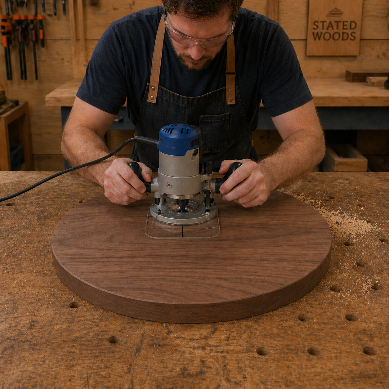 Clock Hardware Acrylic Router Template