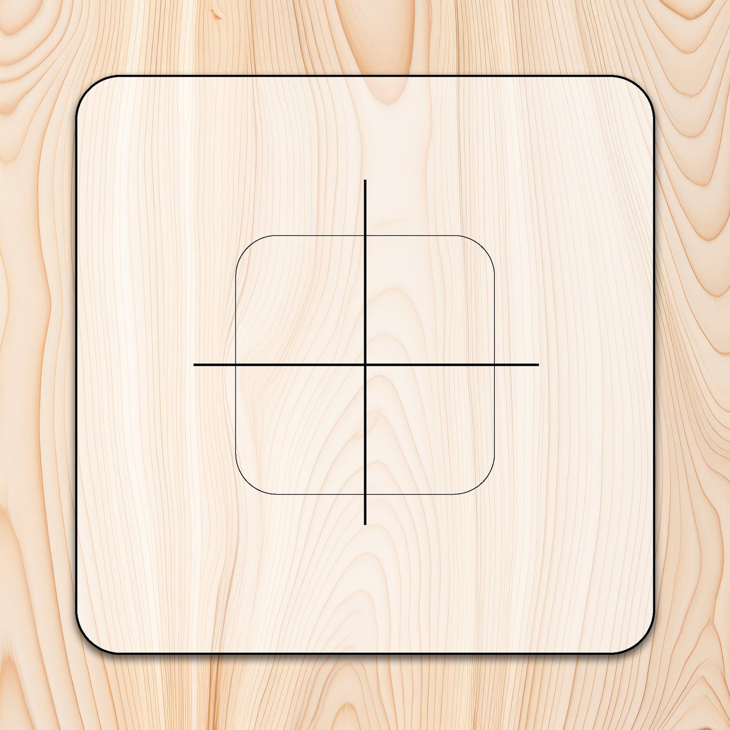 Clock Hardware Acrylic Router Template