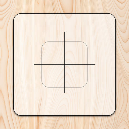 Clock Hardware Acrylic Router Template