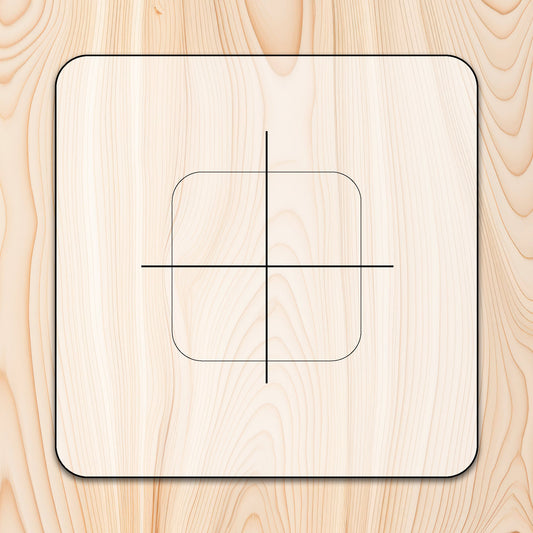 Clock Hardware Acrylic Router Template