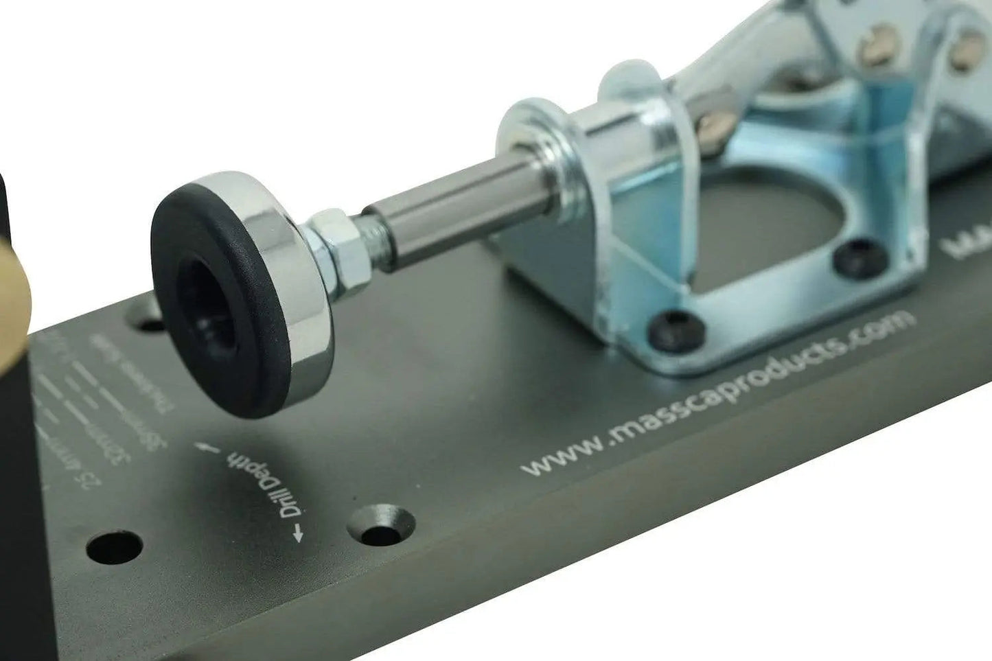 Massca M1 Aluminum Pocket Hole Jig System  (Upgraded Triple Pilot Hole )