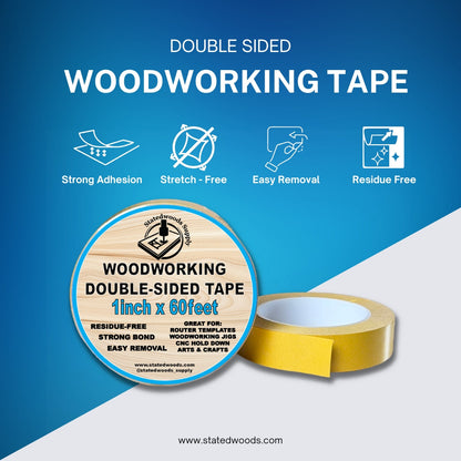 Double-Sided Woodworking Tape - Norfolk Wood Shop