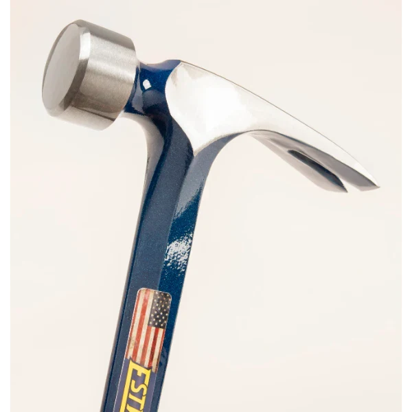 Estwing E3-25S 25oz Big Blue Framing Hammer w/ Larger Face - Blue Grip (Smooth Face) - Norfolk Wood Shop