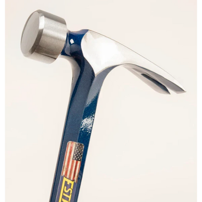 Estwing E3-25S 25oz Big Blue Framing Hammer w/ Larger Face - Blue Grip (Smooth Face) - Norfolk Wood Shop