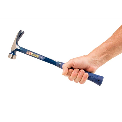 Estwing E3-25S 25oz Big Blue Framing Hammer w/ Larger Face - Blue Grip (Smooth Face) - Norfolk Wood Shop