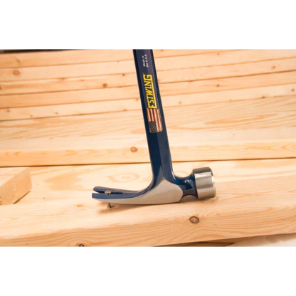 Estwing E3-25S 25oz Big Blue Framing Hammer w/ Larger Face - Blue Grip (Smooth Face) - Norfolk Wood Shop