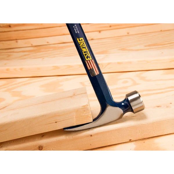 Estwing E3-25S 25oz Big Blue Framing Hammer w/ Larger Face - Blue Grip (Smooth Face) - Norfolk Wood Shop