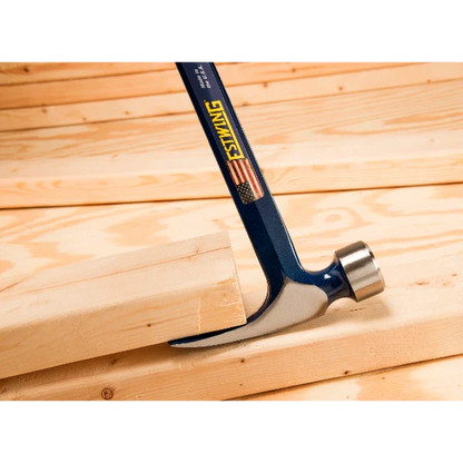 Estwing E3-25S 25oz Big Blue Framing Hammer w/ Larger Face - Blue Grip (Smooth Face) - Norfolk Wood Shop