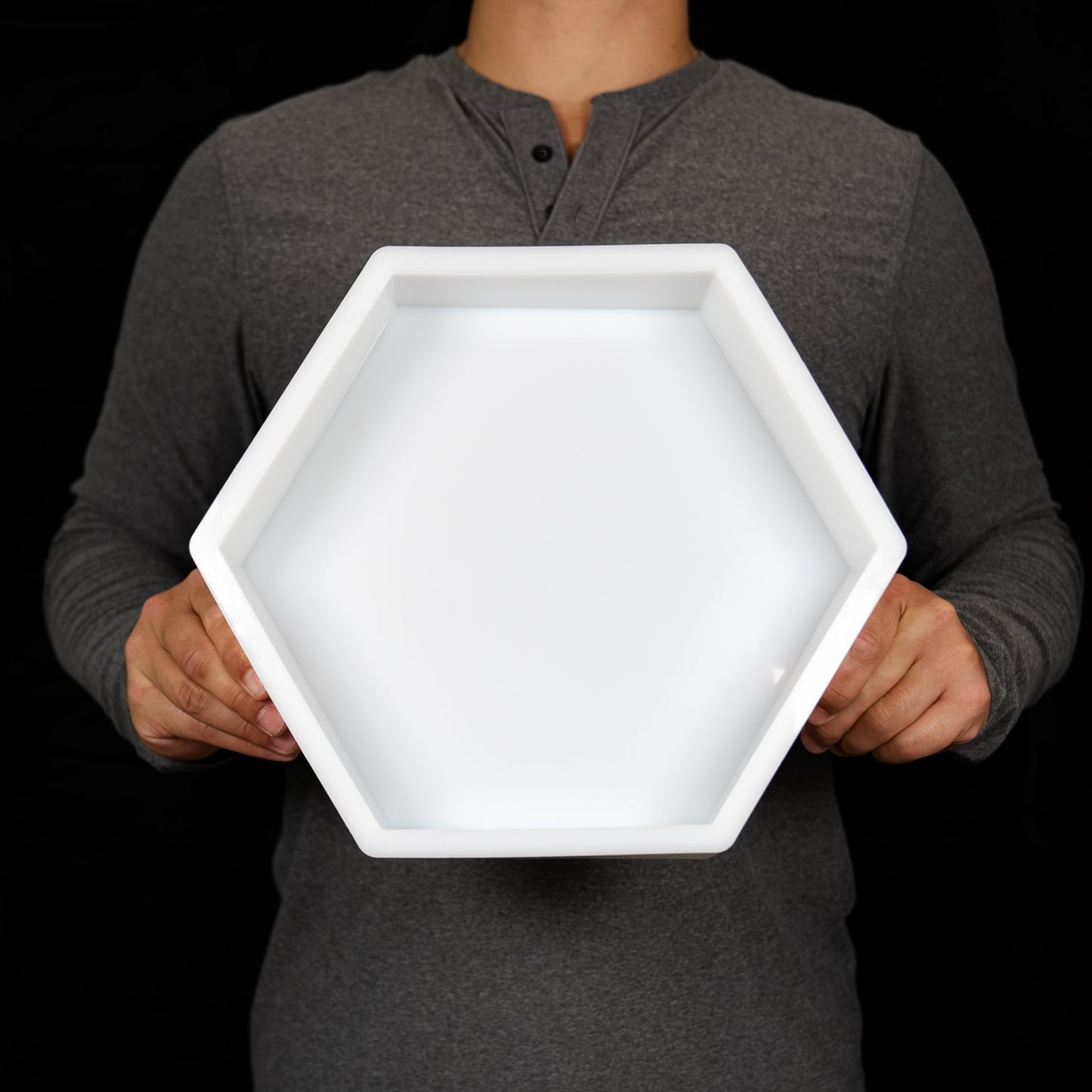 12x12x3 Hexagon Silicone Mold - Norfolk Wood Shop