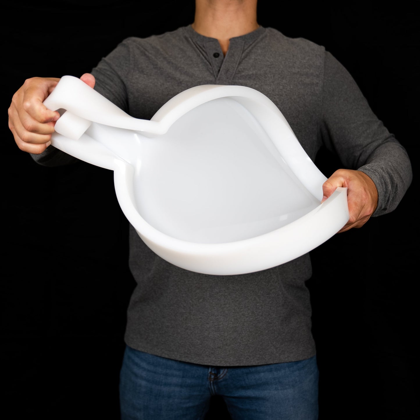 19.5x14x1.5 Round Pan Silicone Mold