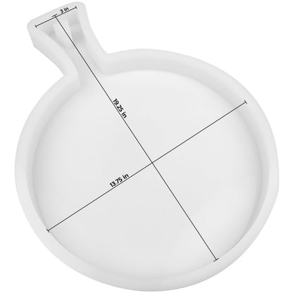 19.5x14x1.5 Round Pan Silicone Mold
