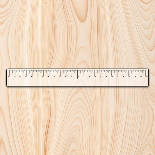 Equal Distance Acrylic Measuring Ruler 24"
