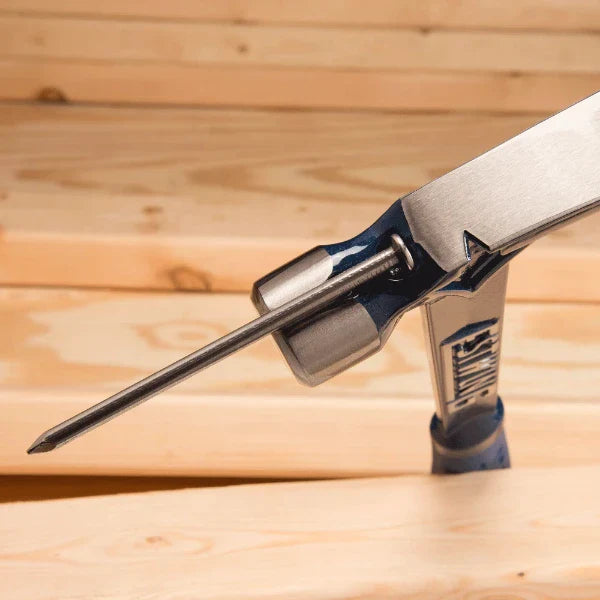 Estwing E6-15SR 15oz Blue Vinyl Gripped Ultra Framing Hammer - Short Handle (Smooth Face) - Norfolk Wood Shop