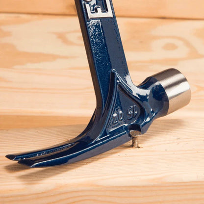 Estwing E6-15SR 15oz Blue Vinyl Gripped Ultra Framing Hammer - Short Handle (Smooth Face) - Norfolk Wood Shop