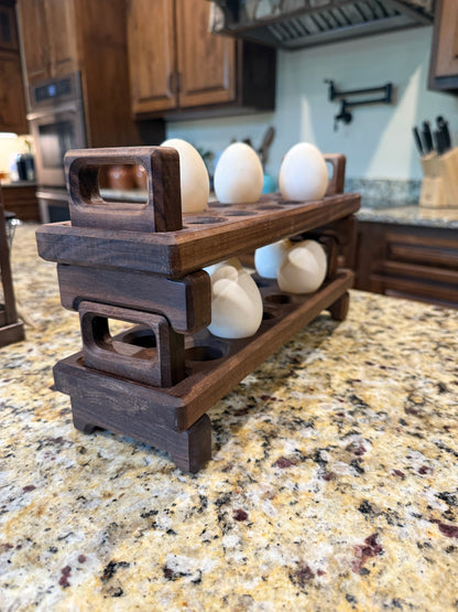 Stackable Egg Tray with Stand Acrylic Router Template