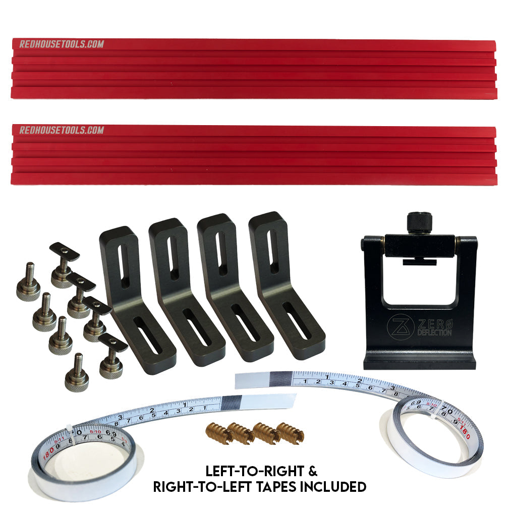 Universal Precision Miter Station Fence Kit (For Built-In Stations) - Norfolk Wood Shop