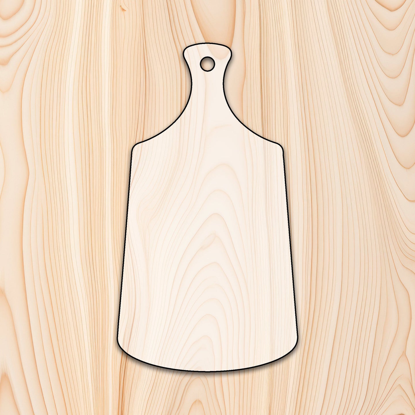 Fan Paddle Cutting Board or Charcuterie Board Acrylic Router Template