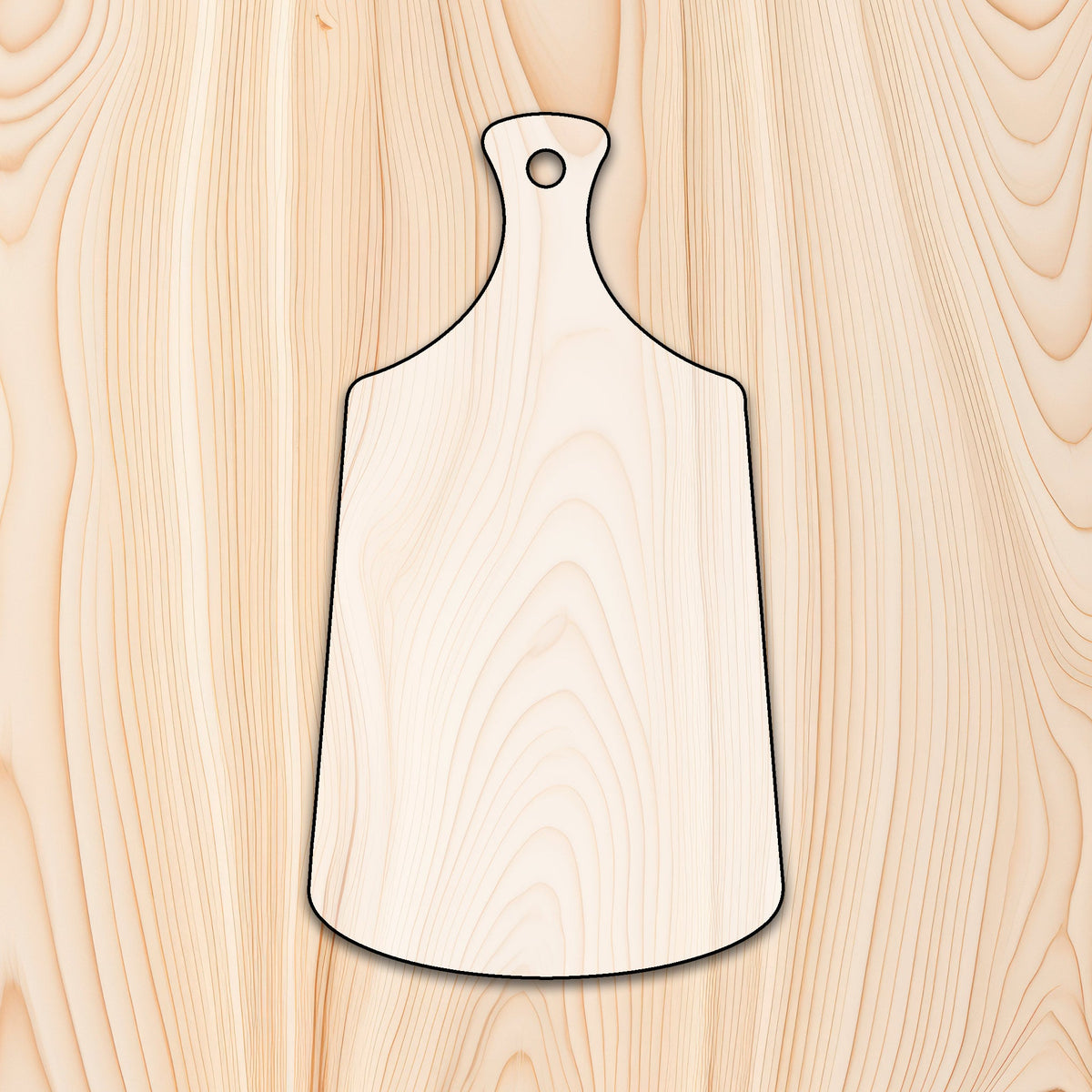 Fan Paddle Cutting Board or Charcuterie Board Acrylic Router Template