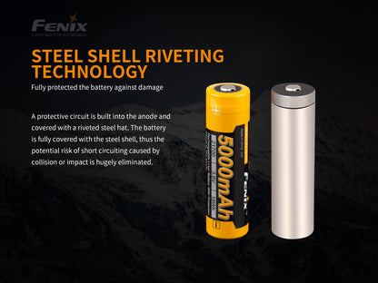 Fenix ARB-L21-5000 V2 Rechargeable 21700 Rechargeable Battery - Norfolk Wood Shop